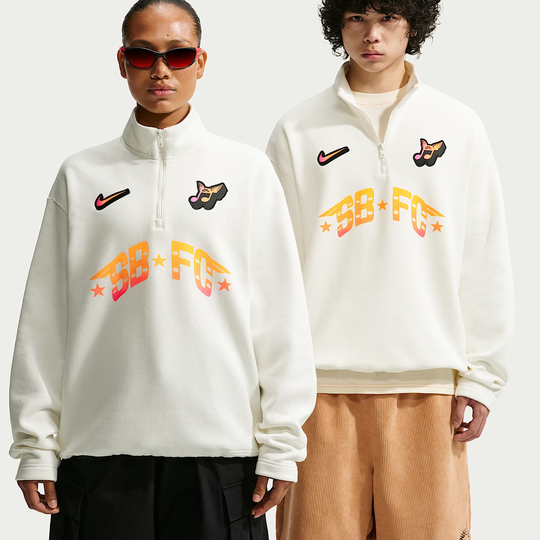 Nike SB Skate 1/2-Zip Fleece Crew-Neck Sweatshirt. Nike.com